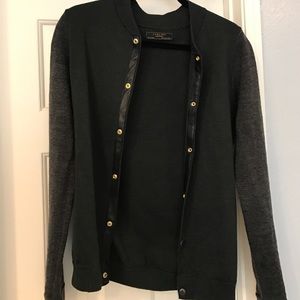 Zara man medium button up sweater