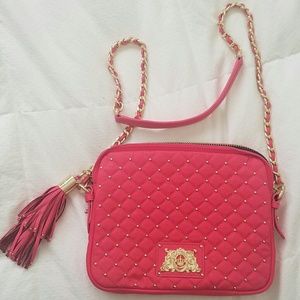 Juicy couture Nylon quilted studded xbody