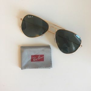 Ray Ban Polarized Aviator Sunglasses MINT