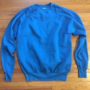 Vintage USA Made sweatshirt. XL. Blue teal.
