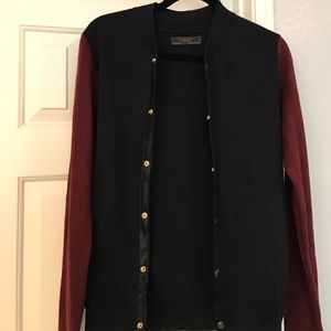 Zara man medium button up sweater