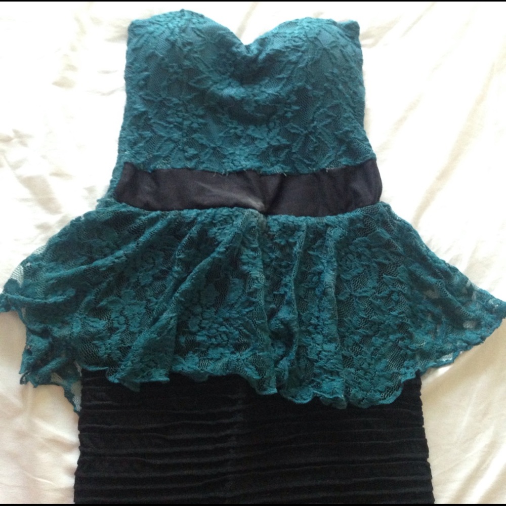 Mini dress with lace NWOT