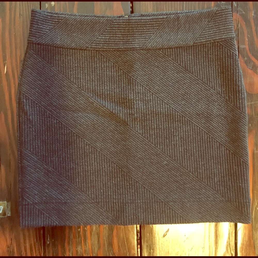 Short Ribbed Mini Skirt