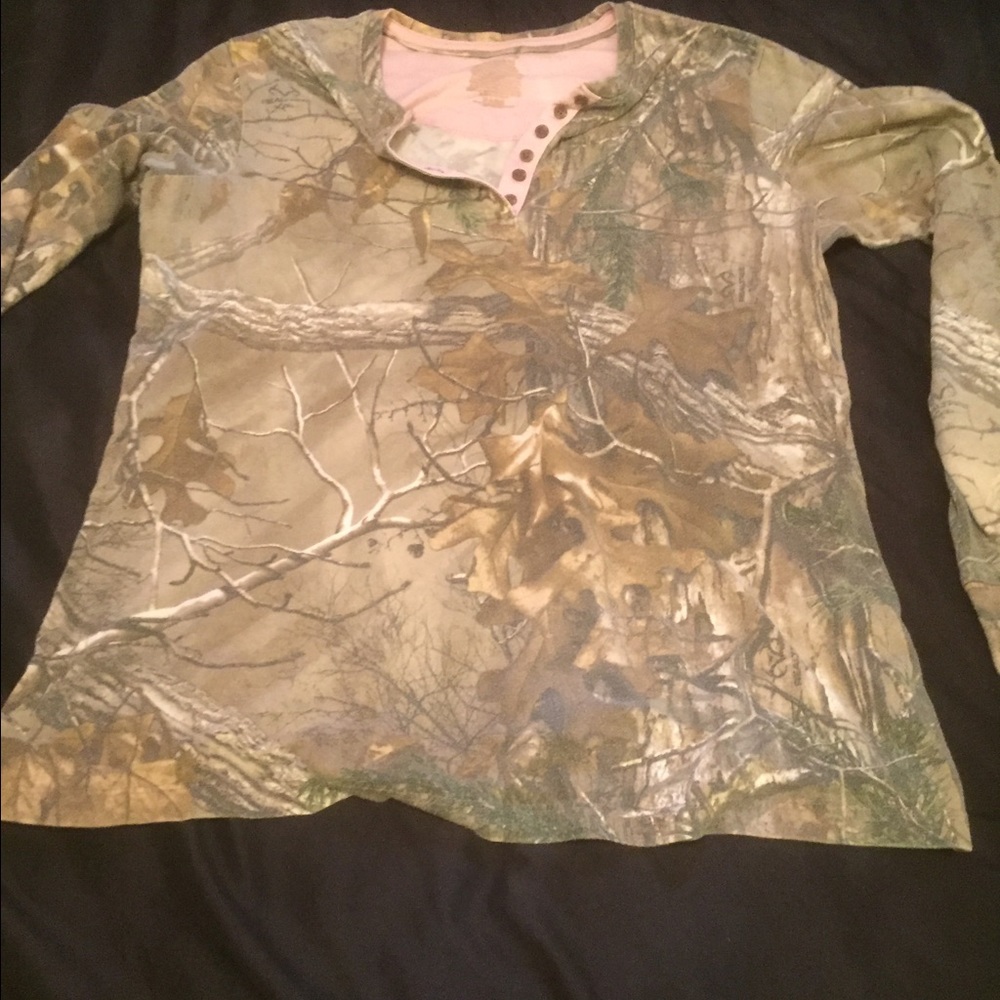 Realtree Camo Long Sleeve Top