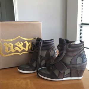 Ash Hightop Wedge Sneakers