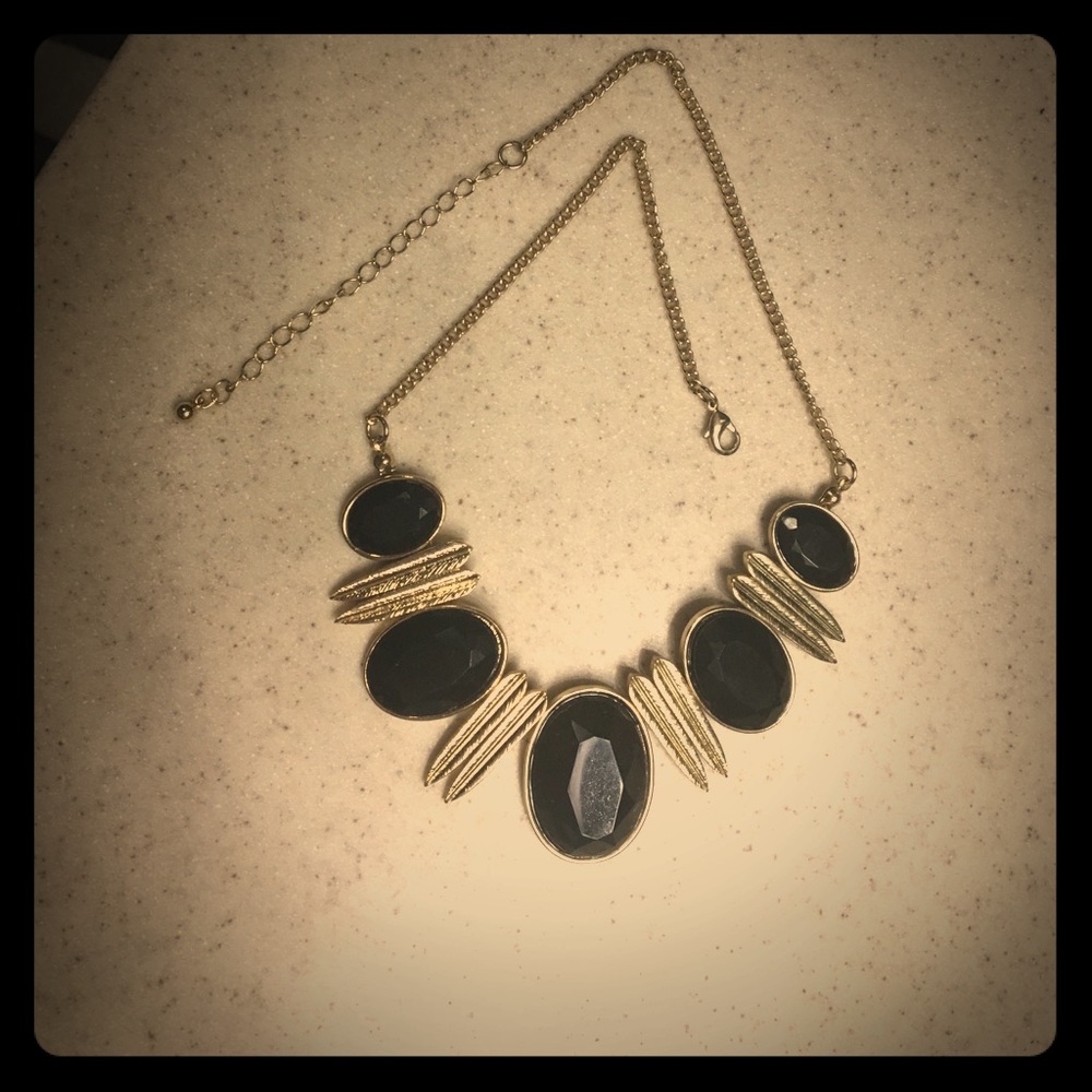 Black and gold necklace