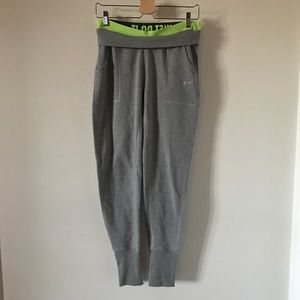 Nike fold down waist sweatpants