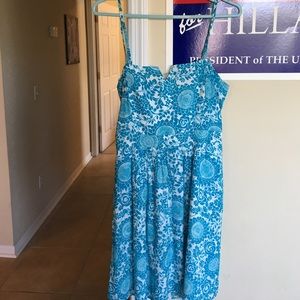 floral spaghetti strap dress from francesca's