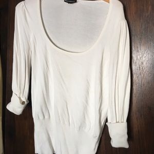 Scoop neck sweater