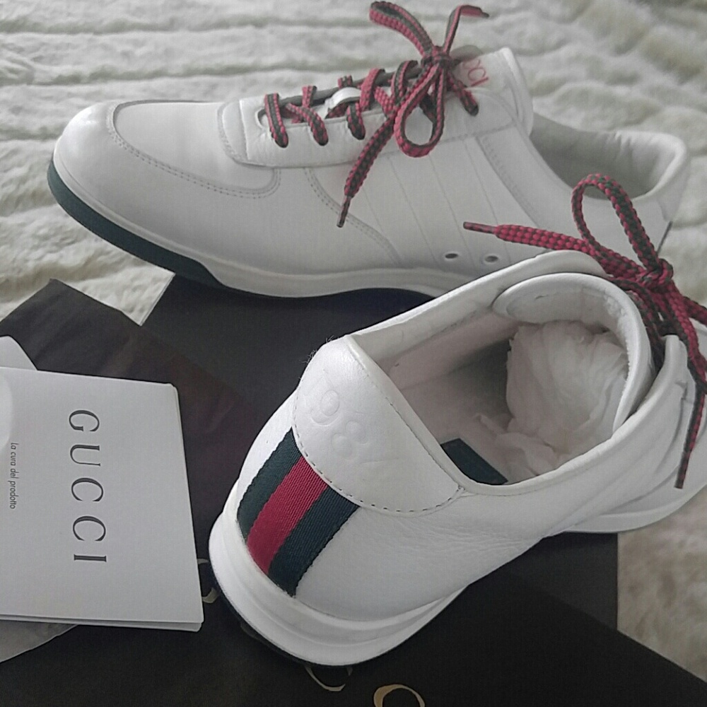 Gucci White Leather Classics! - Picture 2 of 6