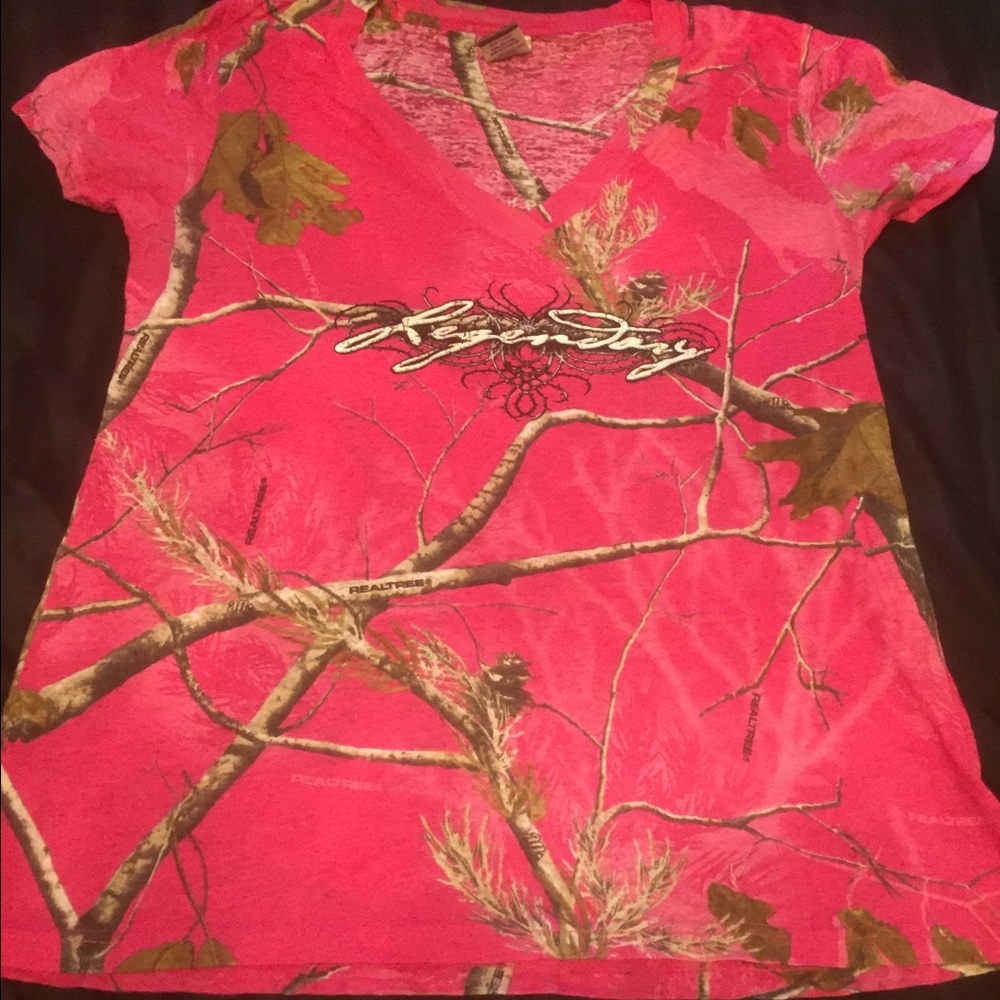 Legendary Whitetails Hot Pink Camo Tee