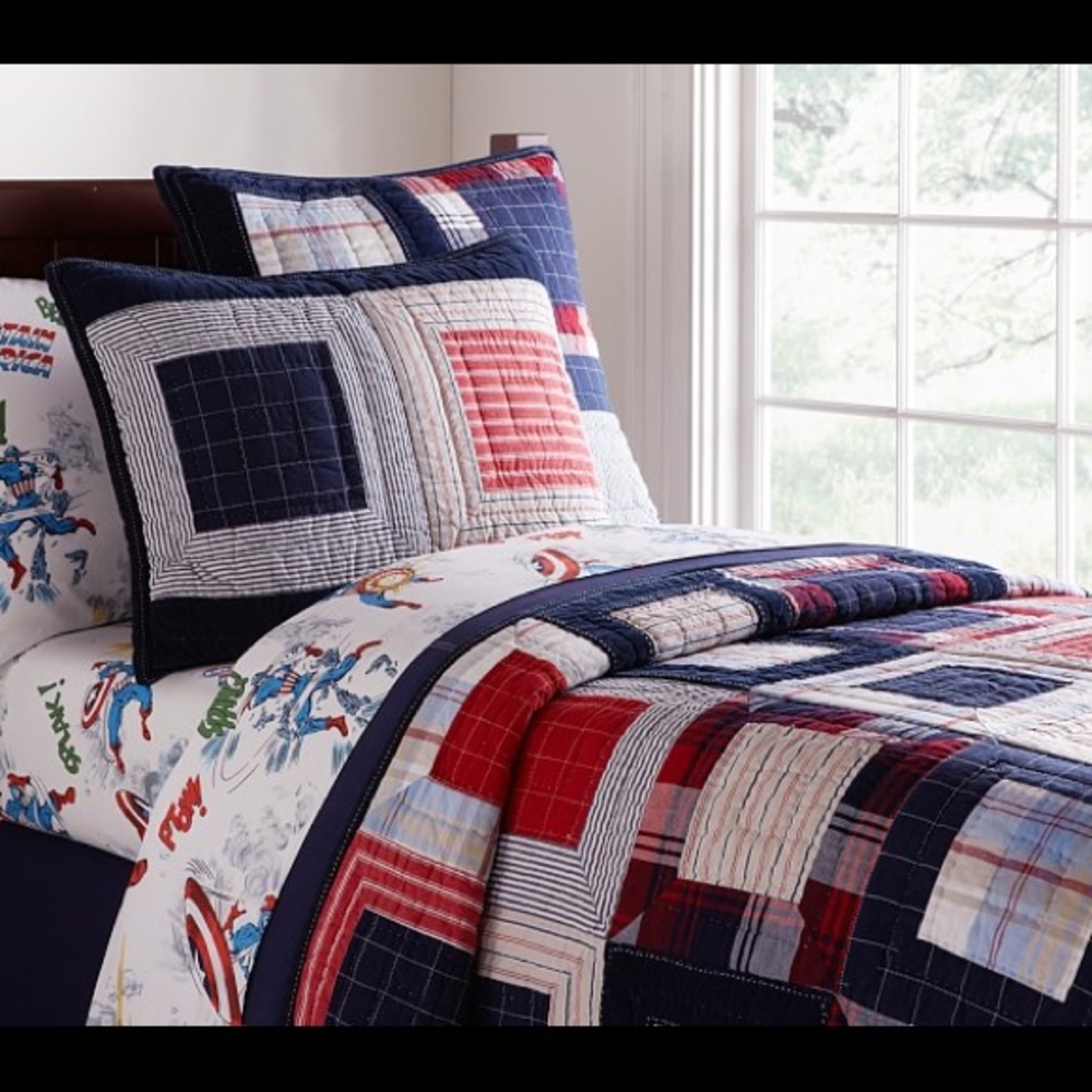 Pottery Barn Kids Full Quilt Patchwork Squares
