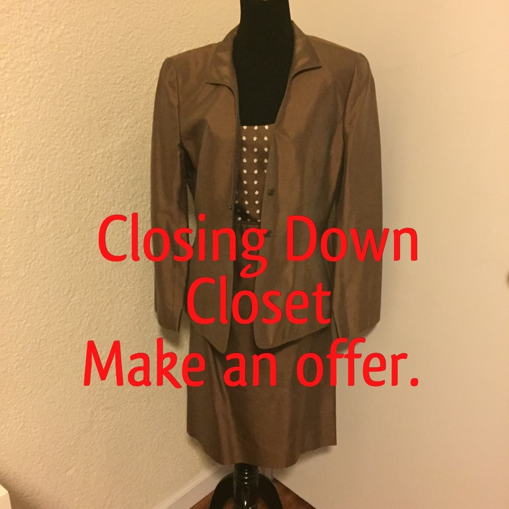 CARLISLE Ladies 4 pieces suit 100 silk