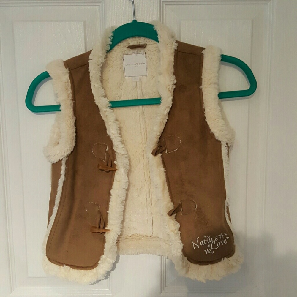 Kids US size 10/12 Vest (faux leather)