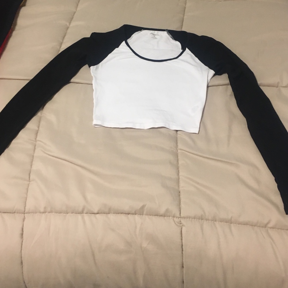 Express cropped baseball top