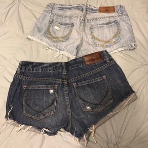 Victoria Secret Pink Shorts. Light/Med Denim