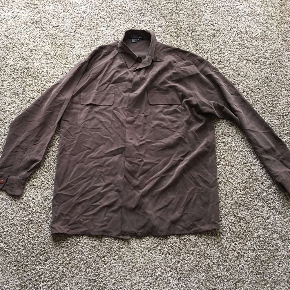 Men's silk shirt