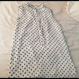 J Crew polka dot blouse