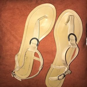 Nude sandals