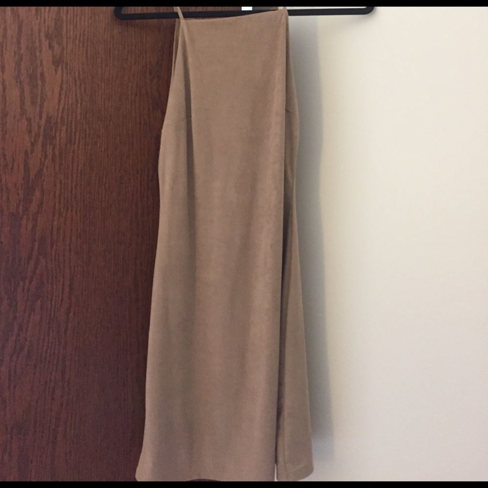 Suede Dress