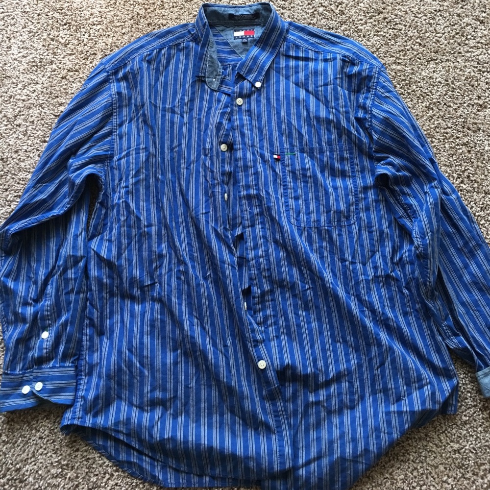 Tommy jeans button down shirt