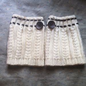 💖White boot cuffs