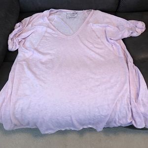 Free people short sleeve v neck top