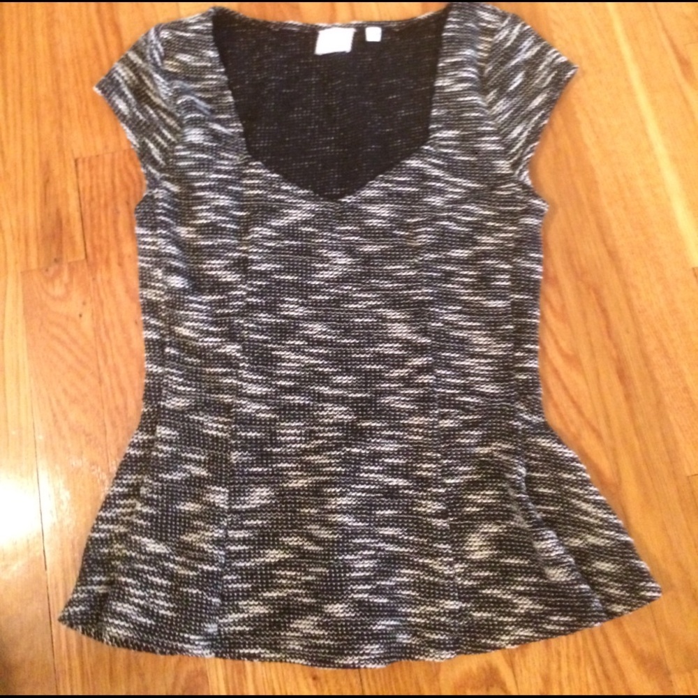 Anthropologie peplum top