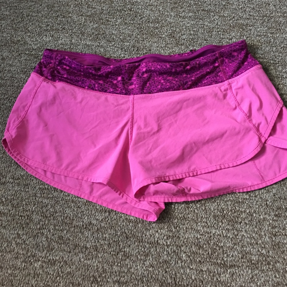 Lululemon athletica pink shorts