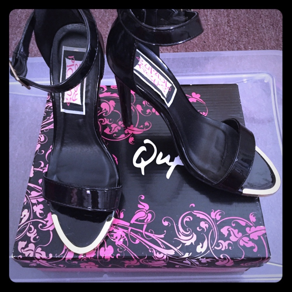 patent leather stilettos