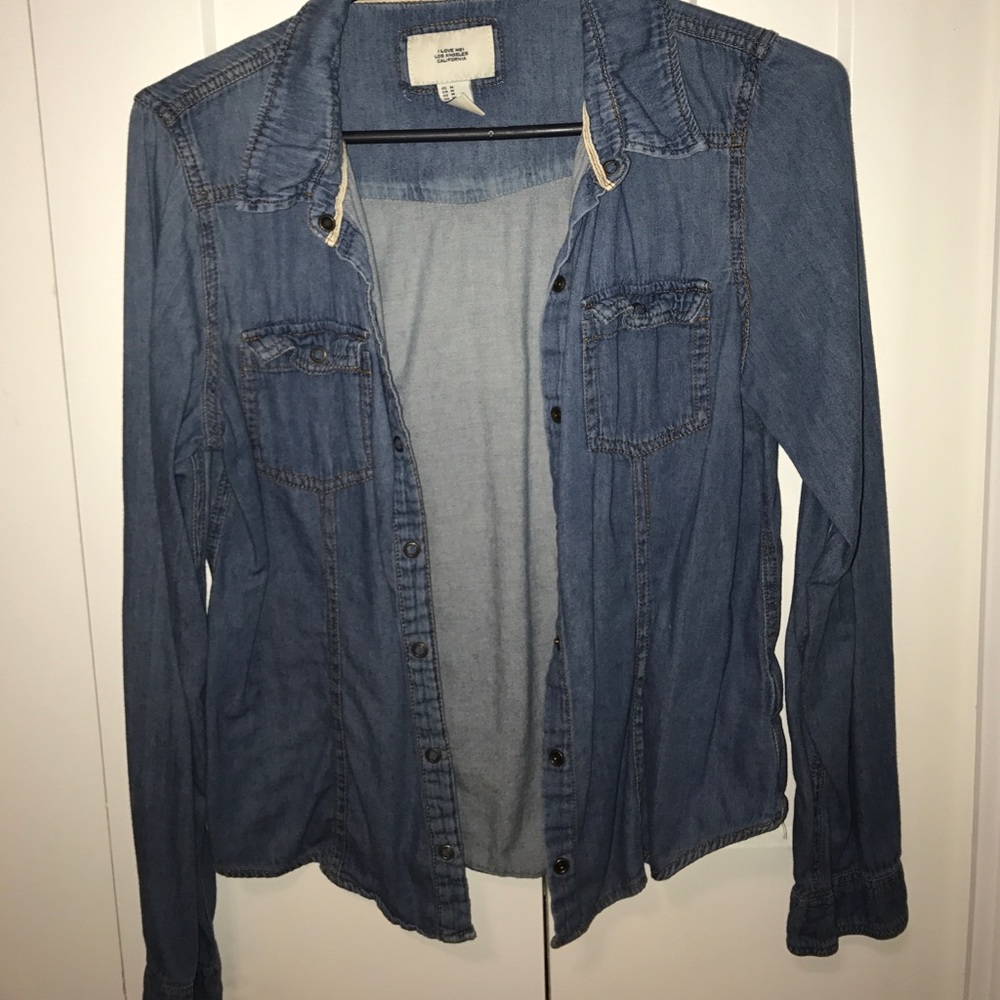 Denim Button Down Shirt