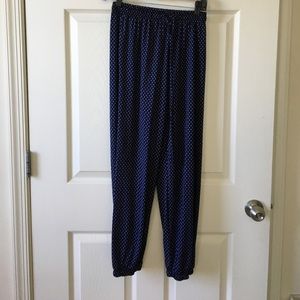 Navy Daisy dress jogger