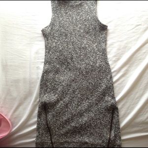 Mock neck high neck mini dress NWOT