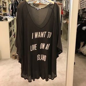 Wild fox swim cover up