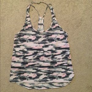 Lululemon pink camouflage tank top!