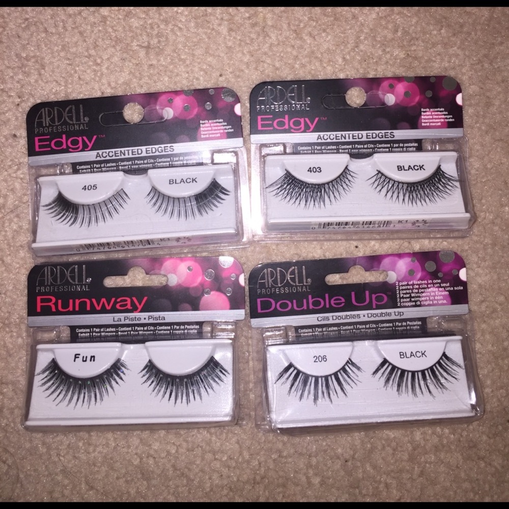 Bundle (4) pairs assorted Ardell False Lashes