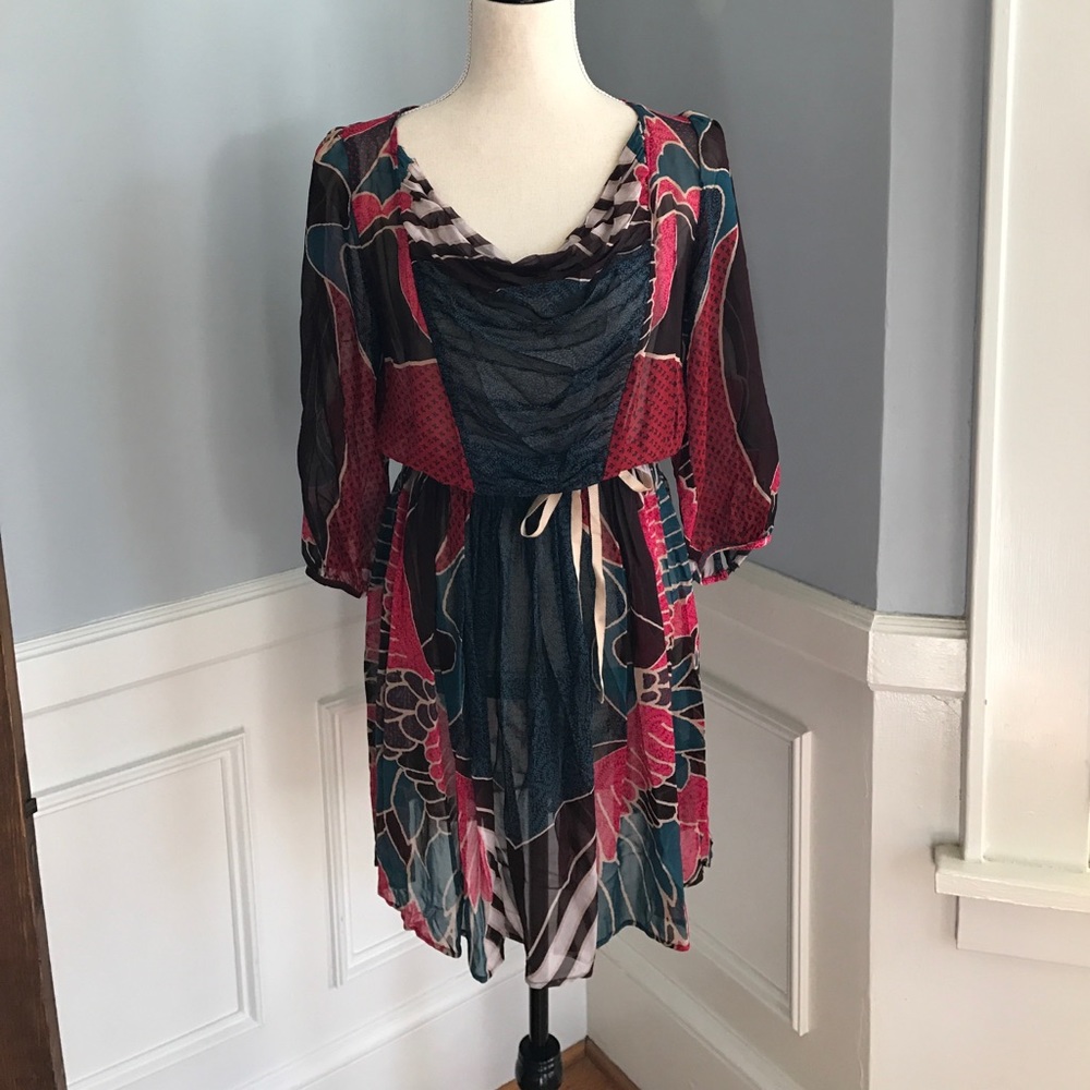 Corey Lynn Calter Anthropologie Silk Dress