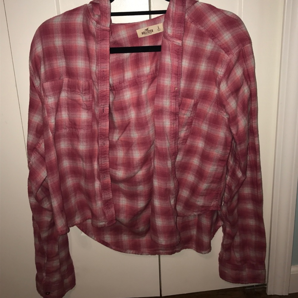 Hollister Pink Flannel