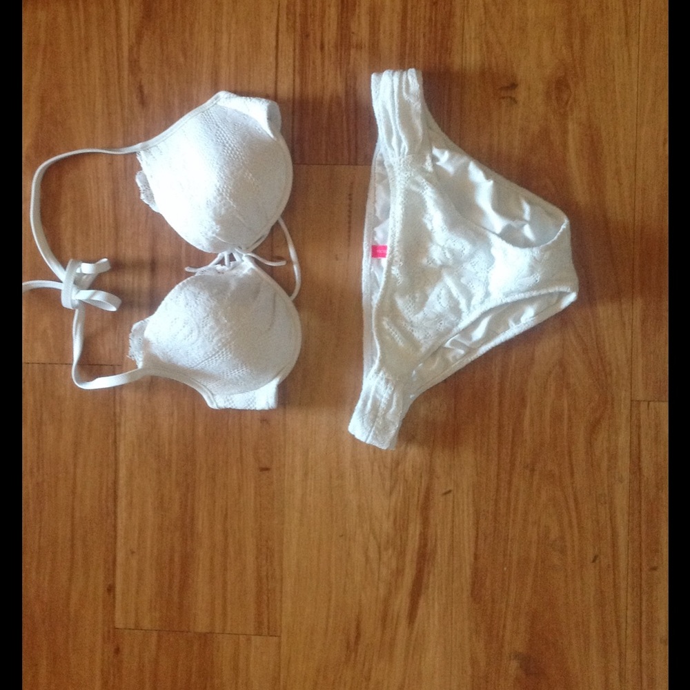 Gorgeous white bikini