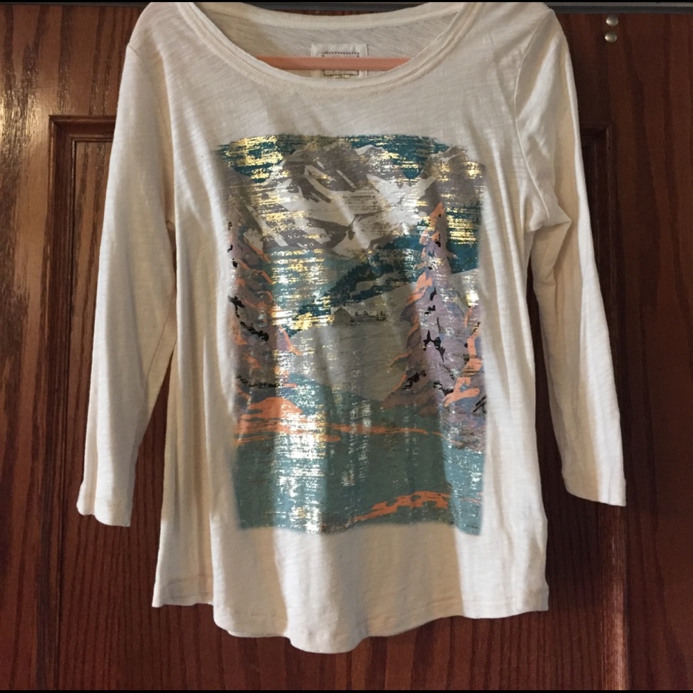Anthropologie Long-Sleeve T