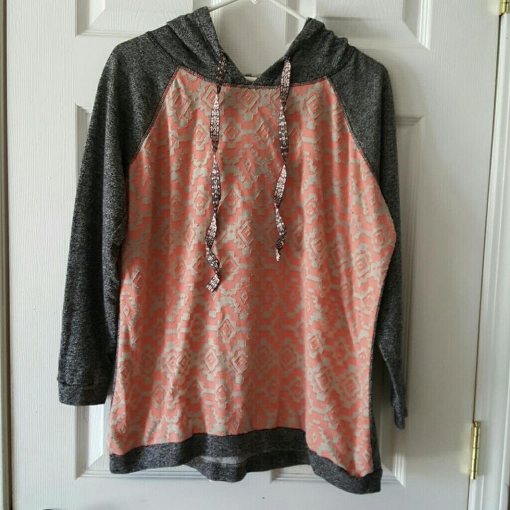Maurices hooded shirt