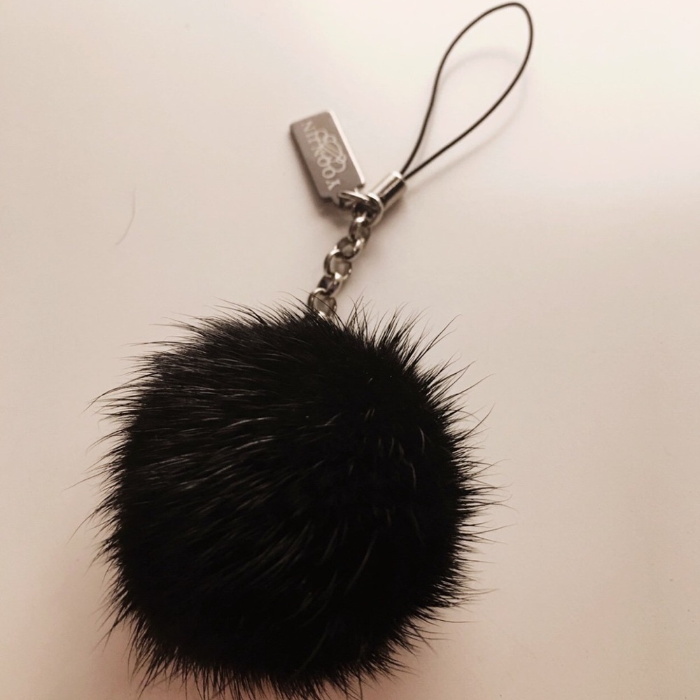 Real Mink Fur Keychain