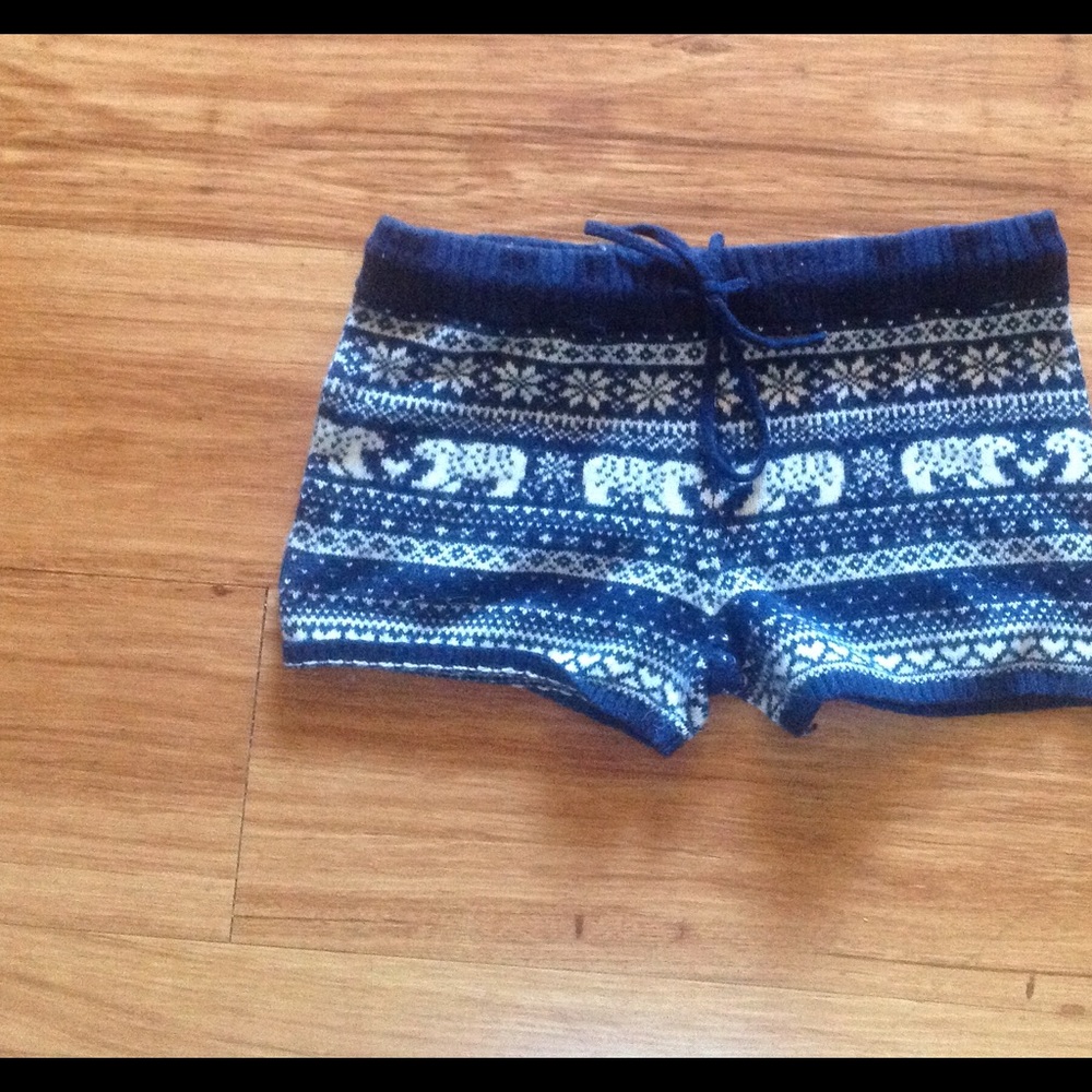 Warm and cozy pajama shorts