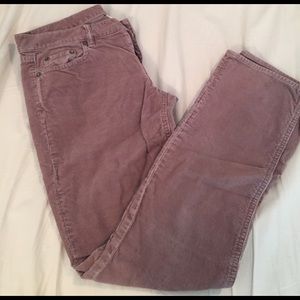 J Crew rose corduroy pants