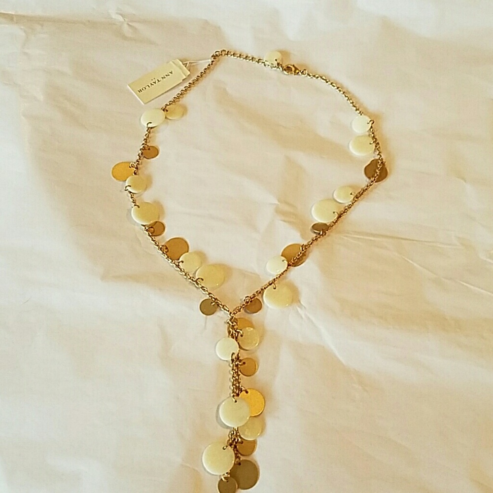 Necklace Gold & Cream Necklace