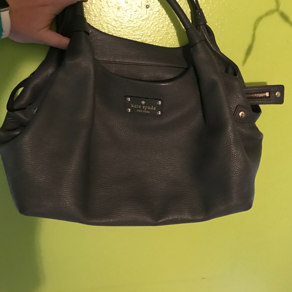Kate Spade Authentic gray purse!