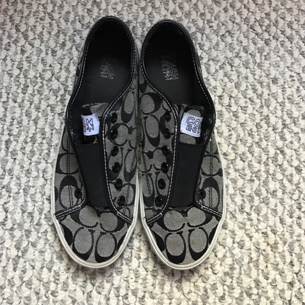 Coach slip on shoes