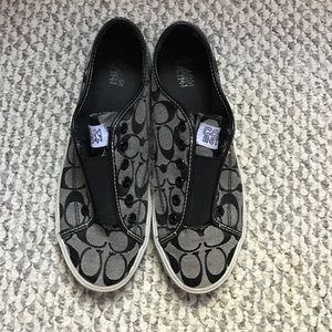 Coach slip on shoes