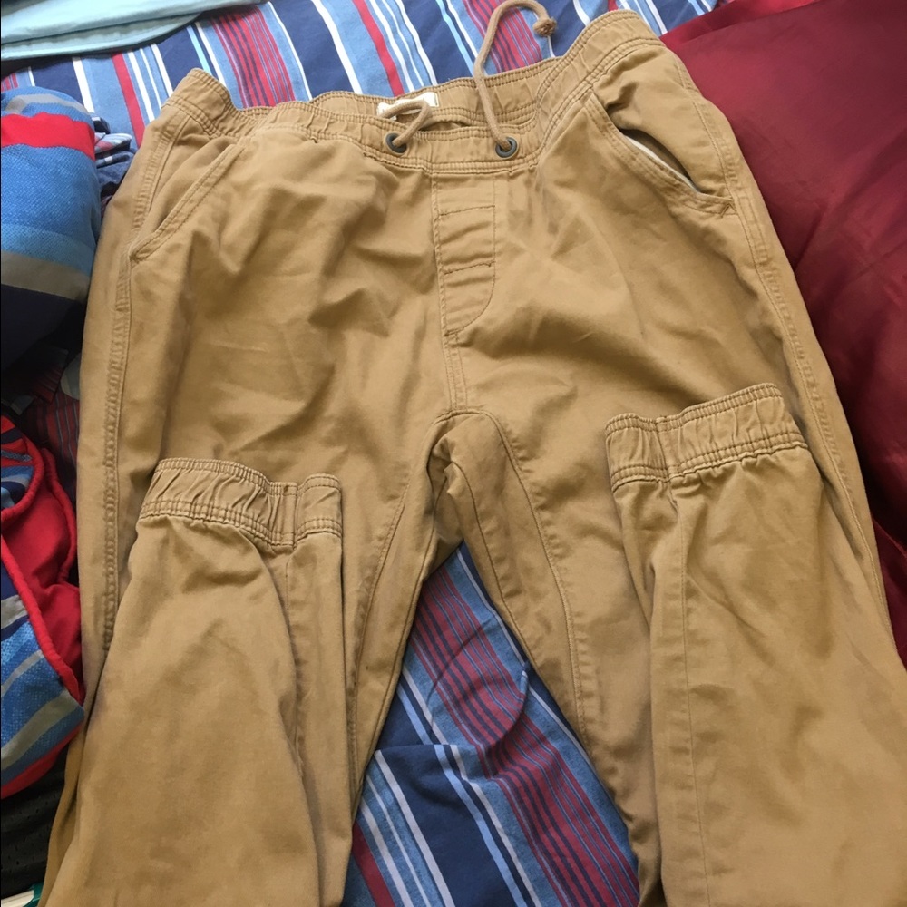 Hollister tan joggers (offers available)