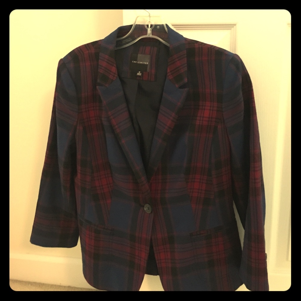 The Limited Jacket Plaid Multi-Color